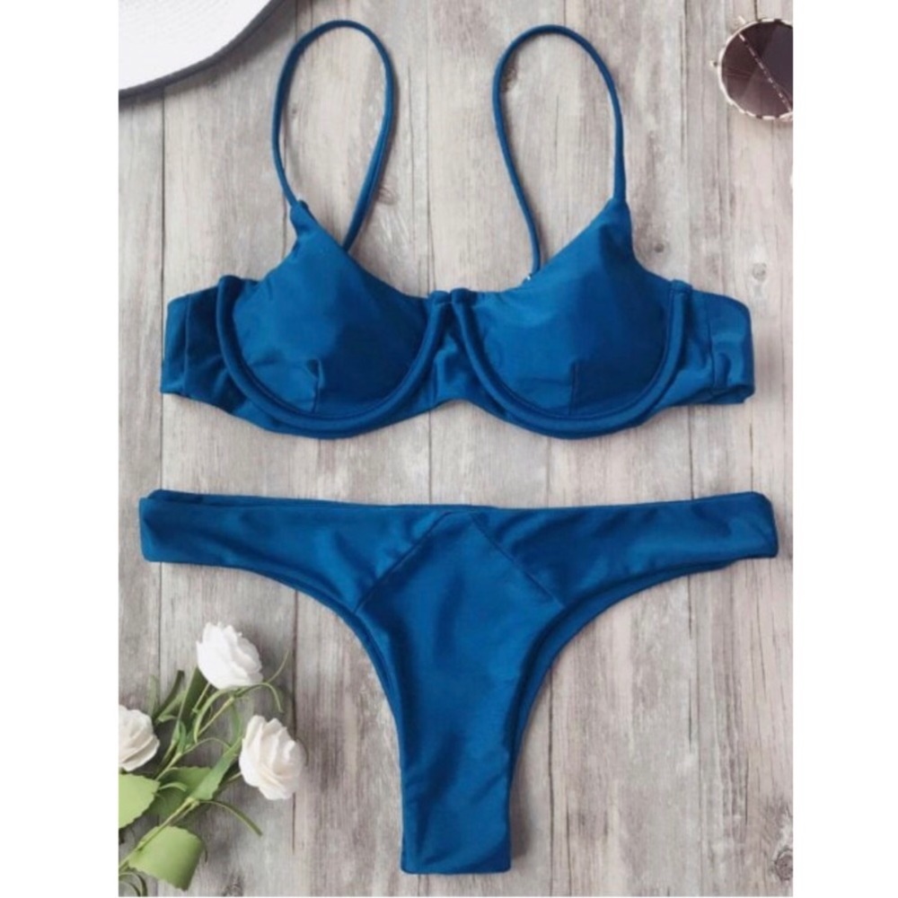 Zaful underwire push up bikini set